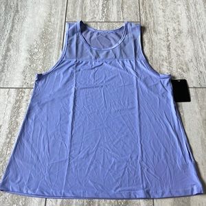 BSP (Better Sports Performance)purple round neck,sleeveless,Large,top for women